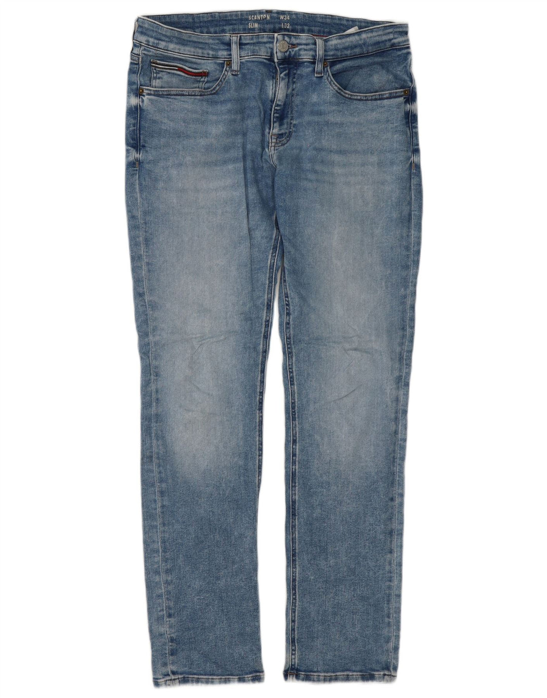 Tommy Hilfiger Herren Scanton Slim Jeans W34 L32 Blau