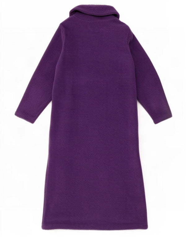 Marks & Spencer Damen Fleece-Mantel mit 3/4-Ärmeln, UK 16/18, Größe L, Lila