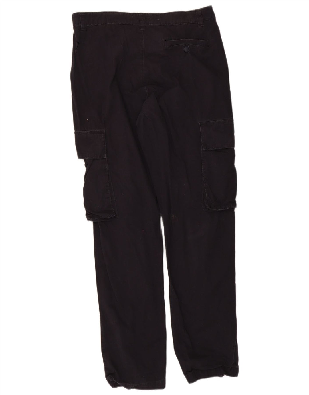 French Connection Gerade Cargohose für Herren, Größe M, W32, L31, Schwarz, Baumwolle