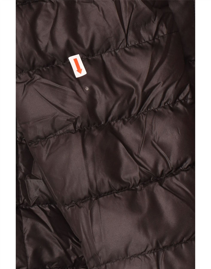 G-STAR Wattierter Damenmantel mit Kapuze, UK 14, Mittelschwarz, Polyester