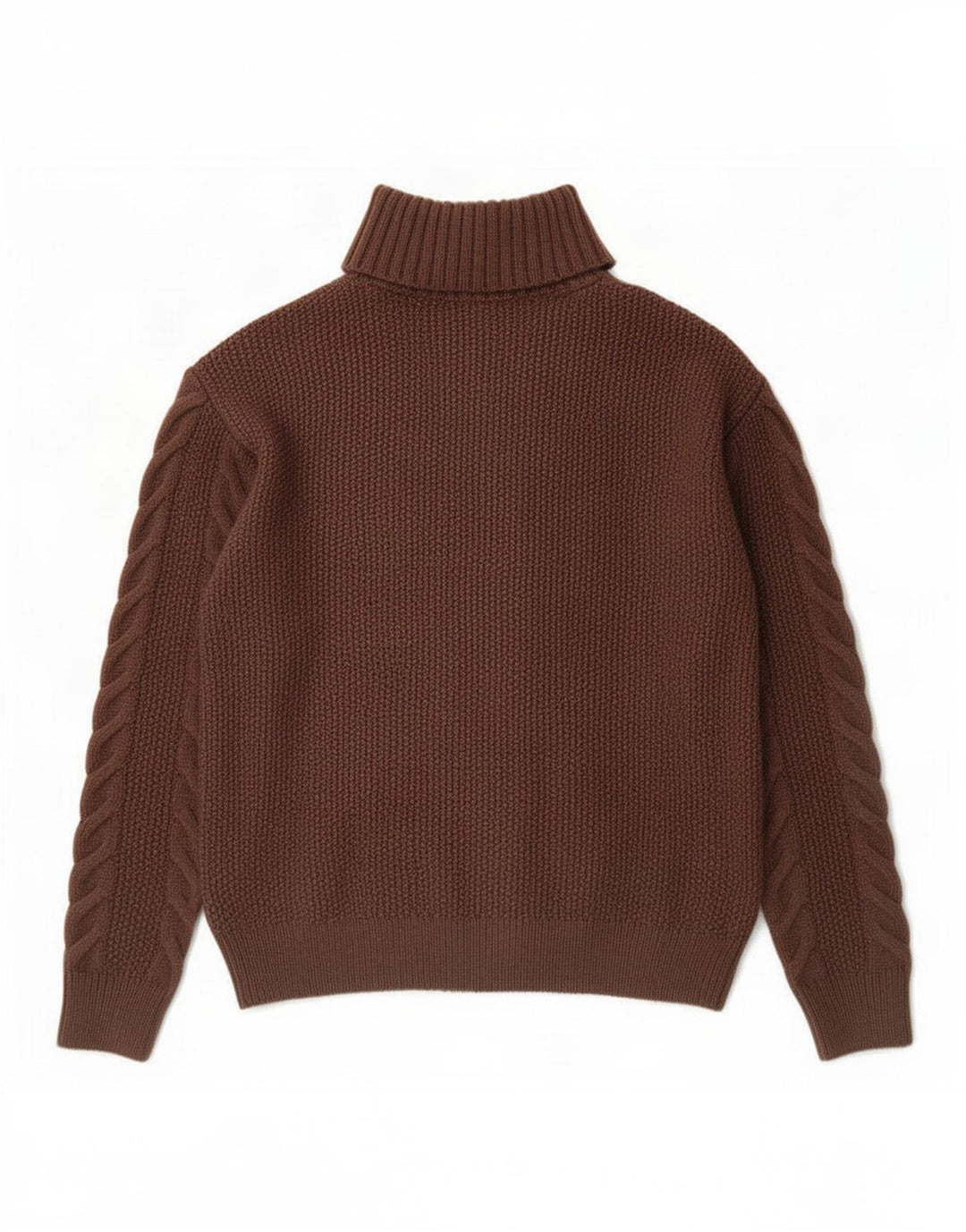 Marks & Spencer Rollkragenpullover für Damen, Gr. 10, Small, Braun, Acryl