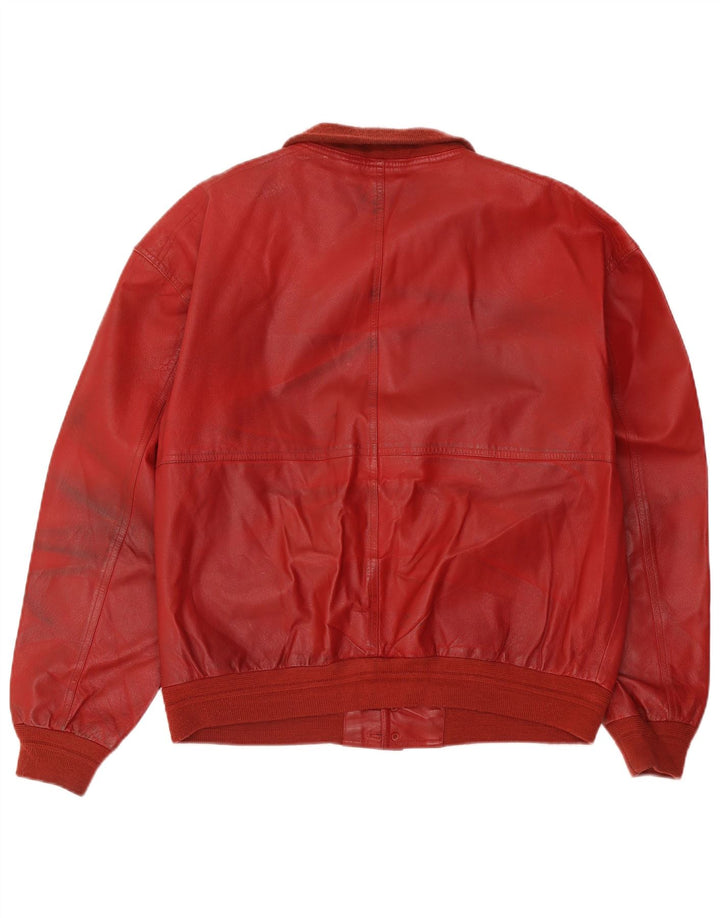 Conbipel Herren Lederjacke IT 52 Großes rotes Leder
