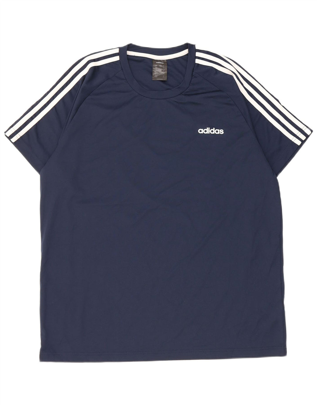 Adidas Herren Climalite T-Shirt Top XL Marineblau Polyester