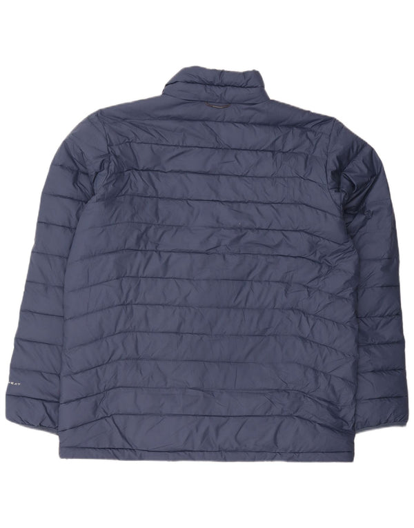 Columbia Herren Omni-Heat Liner gepolsterte Jacke UK 40 Large Marineblau Polyester