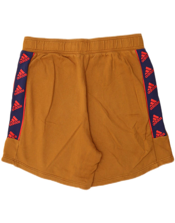 Adidas Herren Graphic Sport Shorts XL Beige Colourblock Baumwolle