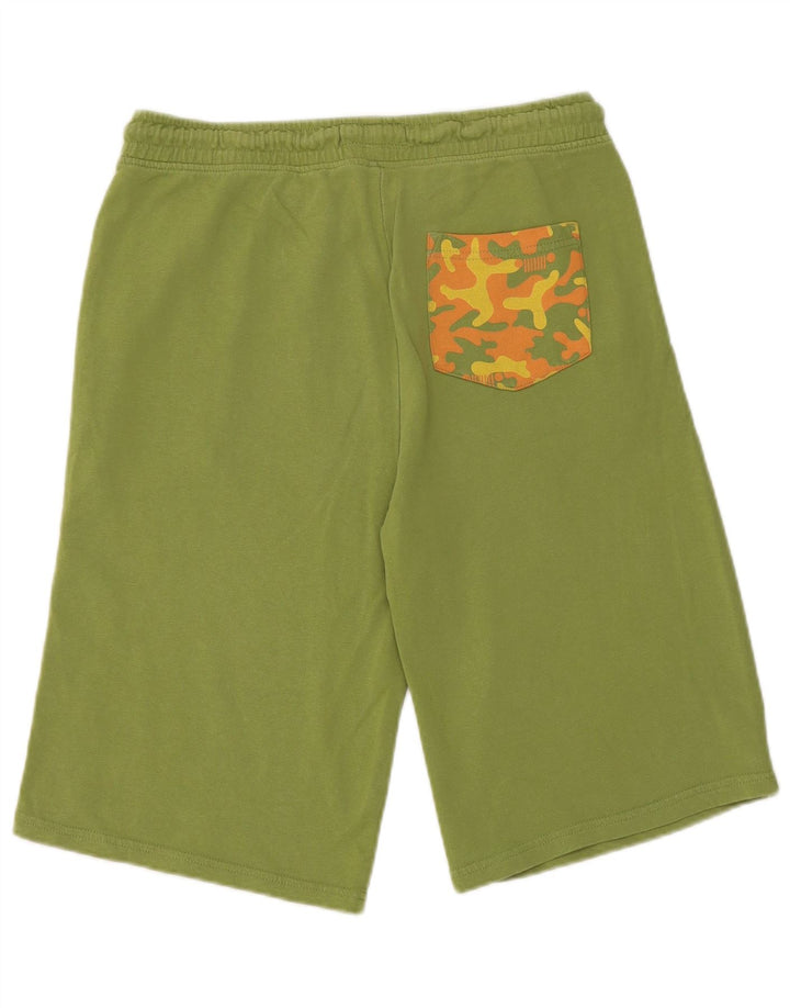 Jeep Herren-Sportshorts mit Grafik, mittelgrüne Baumwolle