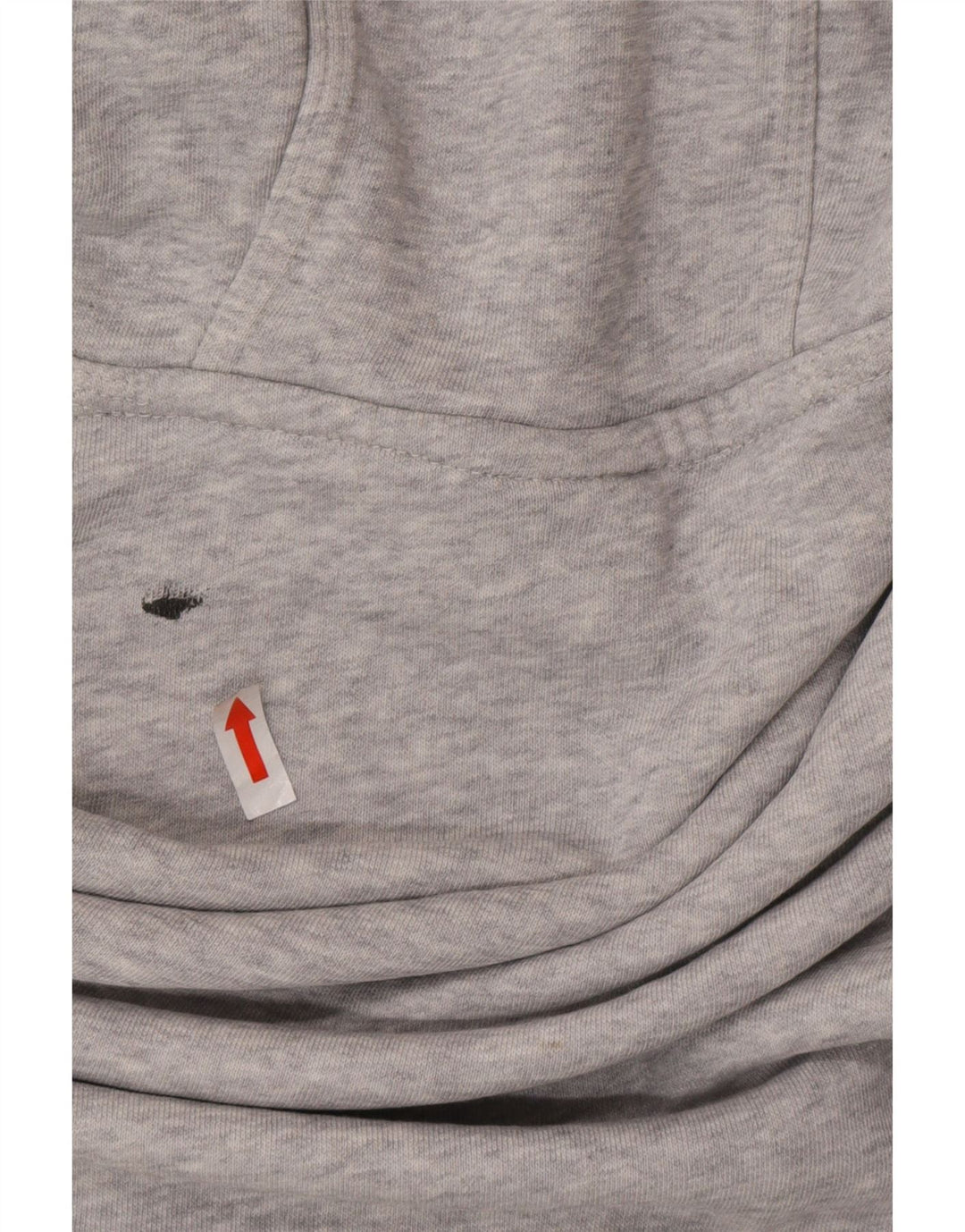 Nike Herren-Kapuzenpullover aus mittelgrau gefleckter Baumwolle