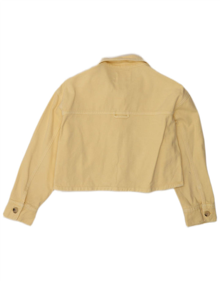 Zara Crop Bomberjacke für Mädchen, 9–10 Jahre, Gelb