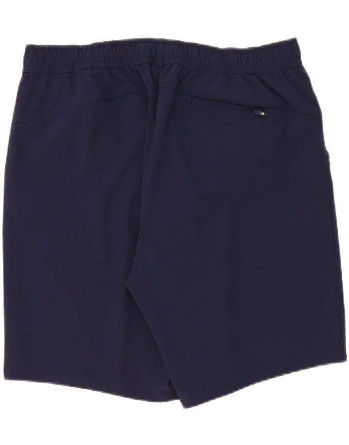 REEBOK Mens Sport Shorts Large Navy Blue Vintage Reebok and Second-Hand Reebok from Messina Hembry 