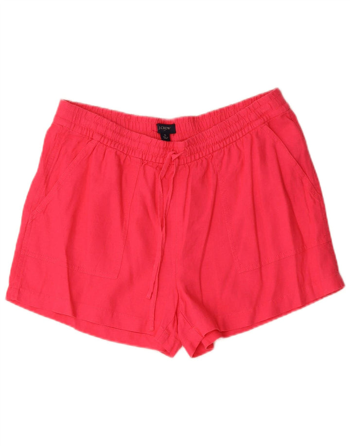 J. Crew Damen Chinoshorts Small W27 Rosa Leinen
