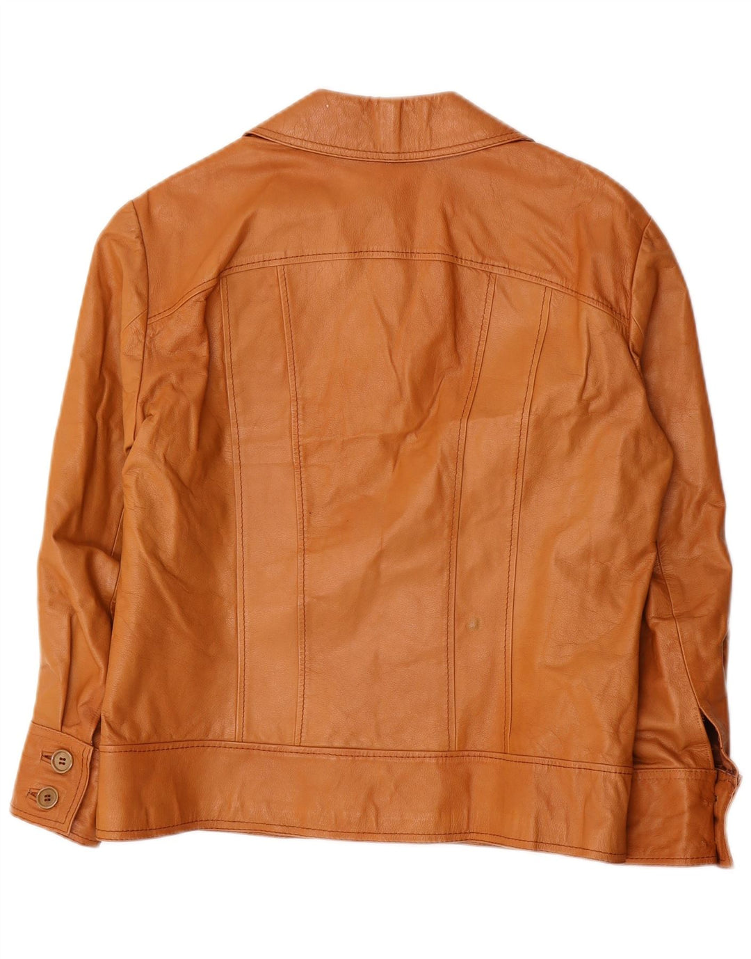 Vintage Herren Lederjacke UK 36 Small Brown