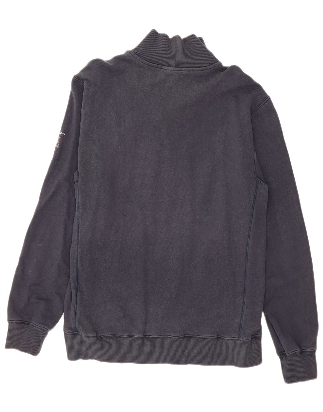 Champion Herren-Sweatshirt mit Reißverschluss am Hals, groß, marineblau, Baumwolle