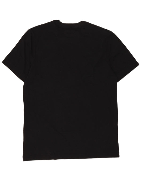 Nike Herren-T-Shirt mit Grafik, mittelgroß, schwarze Baumwolle