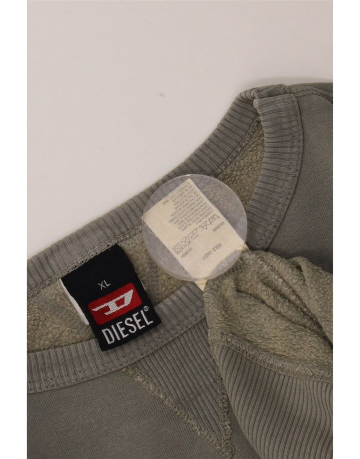 Diesel Herren Graphic Sweatshirt Pullover XL Grau