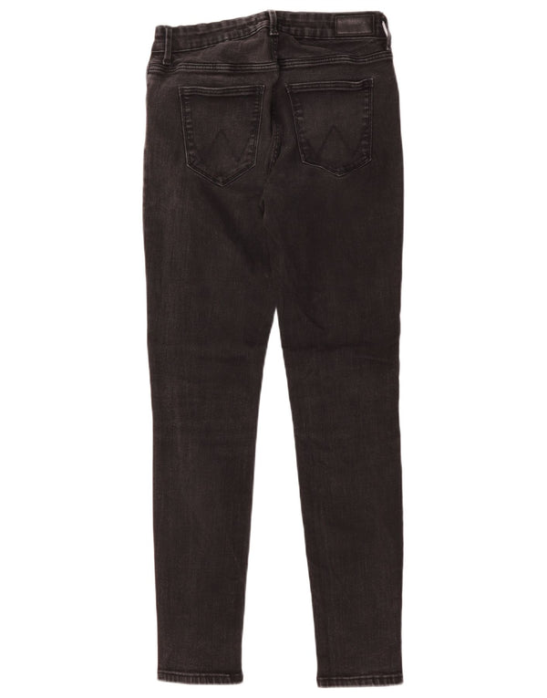 Wrangler Damen Skinny Jeans W30 L32 Schwarze Baumwolle