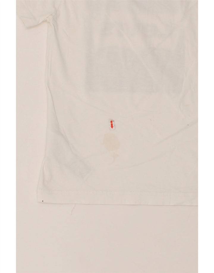 LEVI'S Boys Graphic T-Shirt Top 9-10 Years White Cotton Vintage Levi's and Second-Hand Levi's from Messina Hembry 