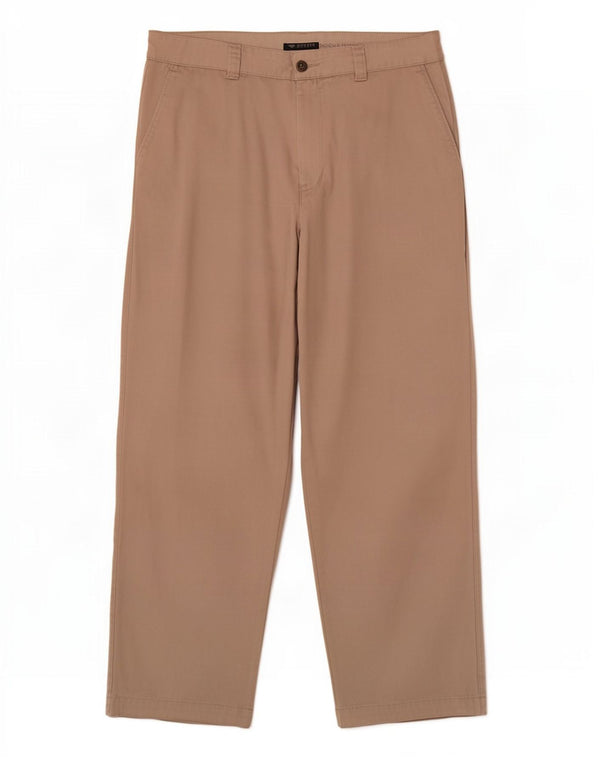 Dockers Herren-Chinohose mit weitem Bein, W34, L30, Beige