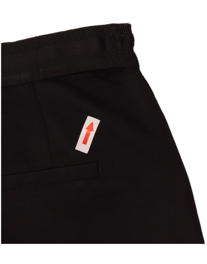 Zara Slim Chino-Hose für Damen, mittelgroß, W28, L26, schwarze Baumwolle
