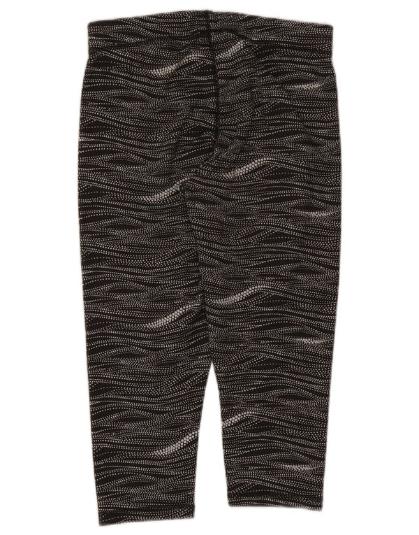 Puma Damen Capri-Leggings UK 14 Mittelschwarz gestreift Polyester