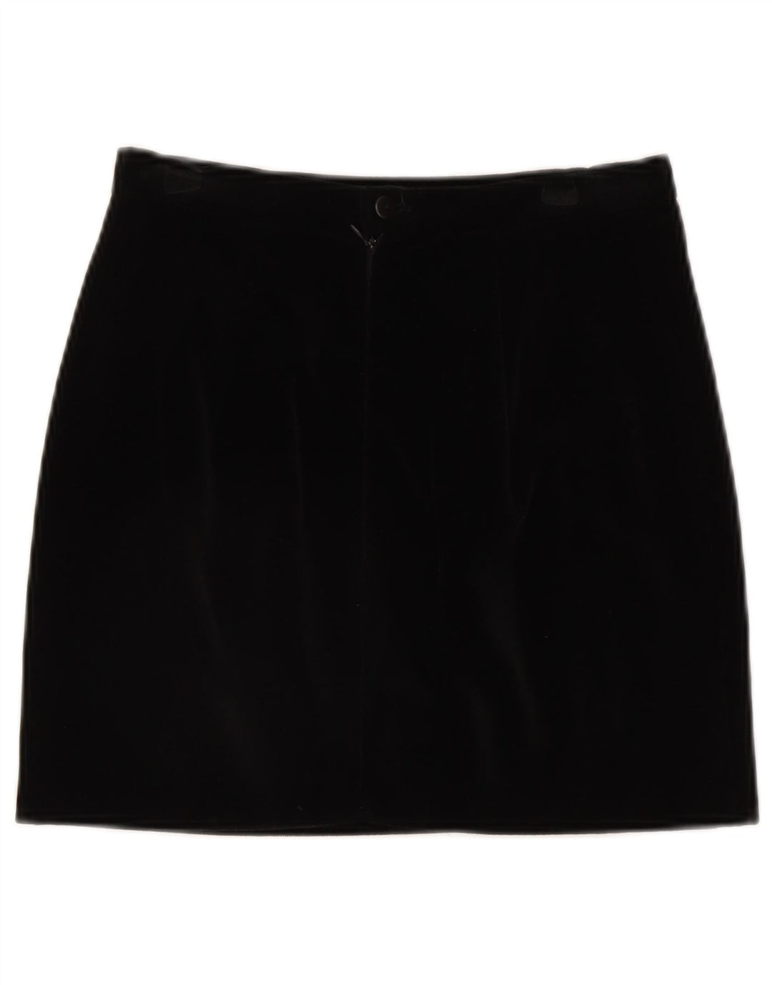 Elizabeth Ascot Damen Samt-Minirock IT 42 Medium W28 Schwarz