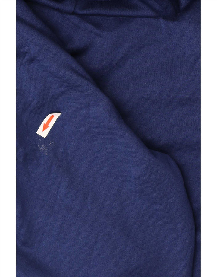 Nike Herren Dri Fit Zip Hoodie Pullover Small Marineblau Polyester