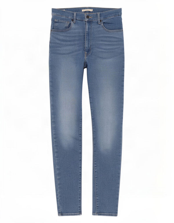 Levi's Damen Mile High Super Skinny Jeans W31 L32 Blau