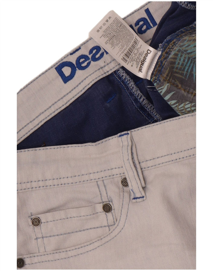 Desigual Herren Slim Jeans W36 L33 Blaue Baumwolle