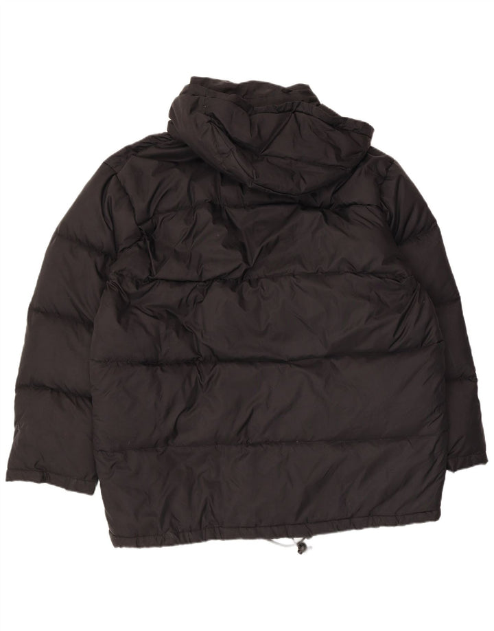 Champion Herren-Jacke mit Kapuze, gepolstert, UK 38, mittelschwarzes Nylon