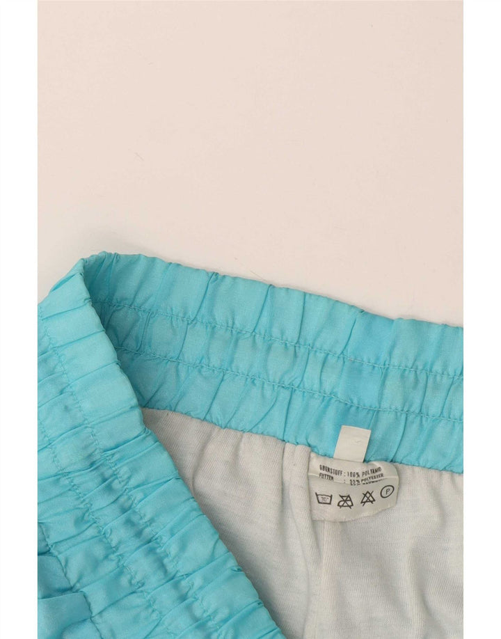 Vintage Damen Trainingshose 2XL Blau Colourblock Polyamid