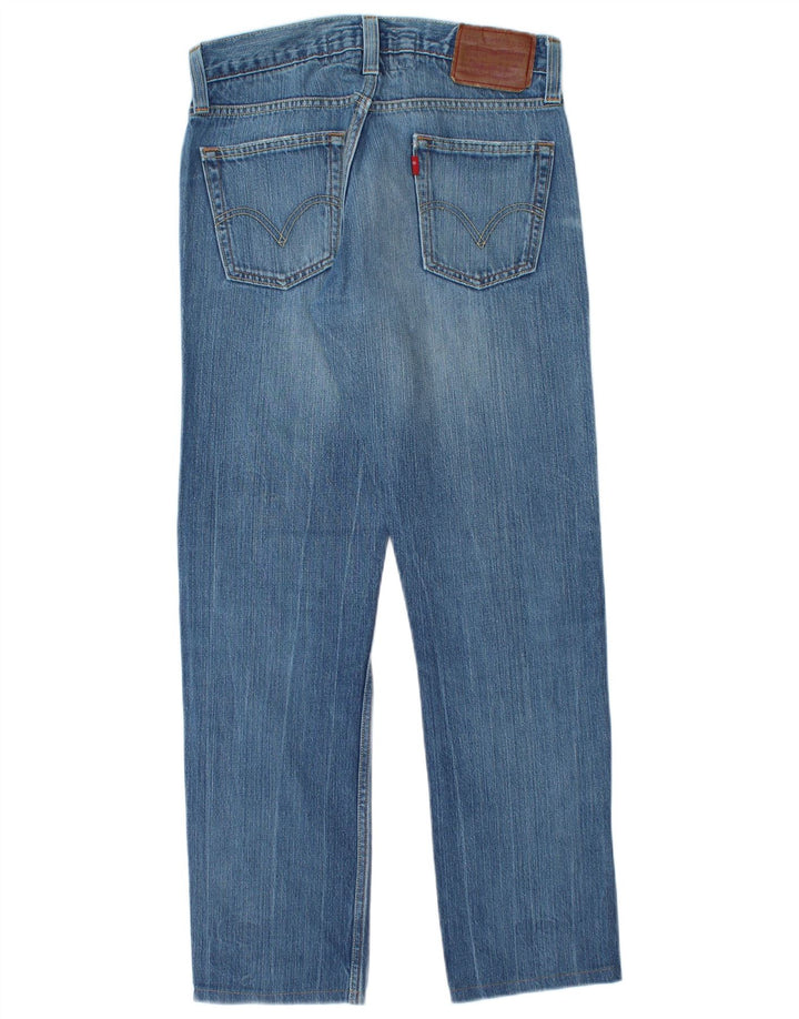 Levi's Herren 514 Straight Jeans W30 L30 Blaue Baumwolle