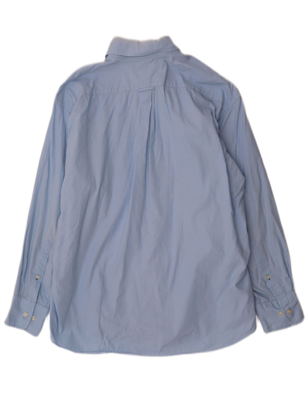 Tommy Hilfiger Herrenhemd Größe 16 1/2 große blaue Baumwolle