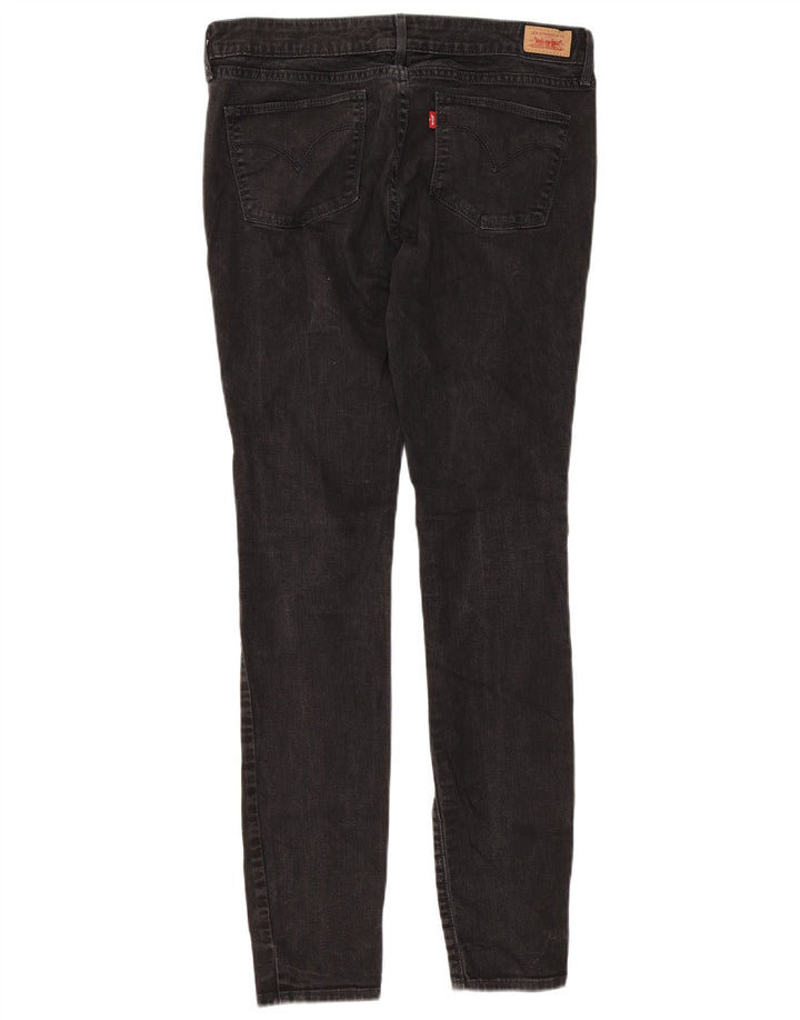 Levi's Damen Skinny Jeans W30 L32 Schwarze Baumwolle