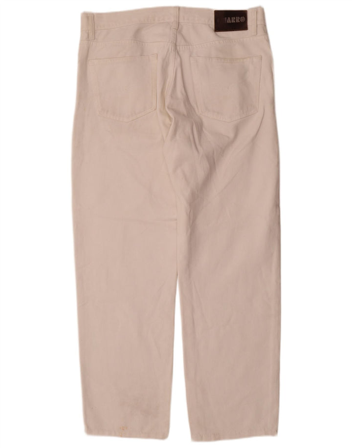 Charro Herren Straight Jeans W38 L30 Weiße Baumwolle