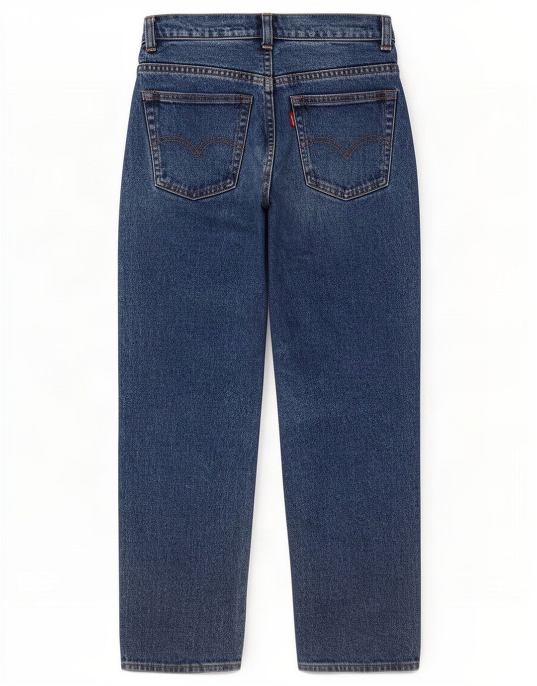 Levi's Damen Straight Jeans W26 L27 Blaue Baumwolle