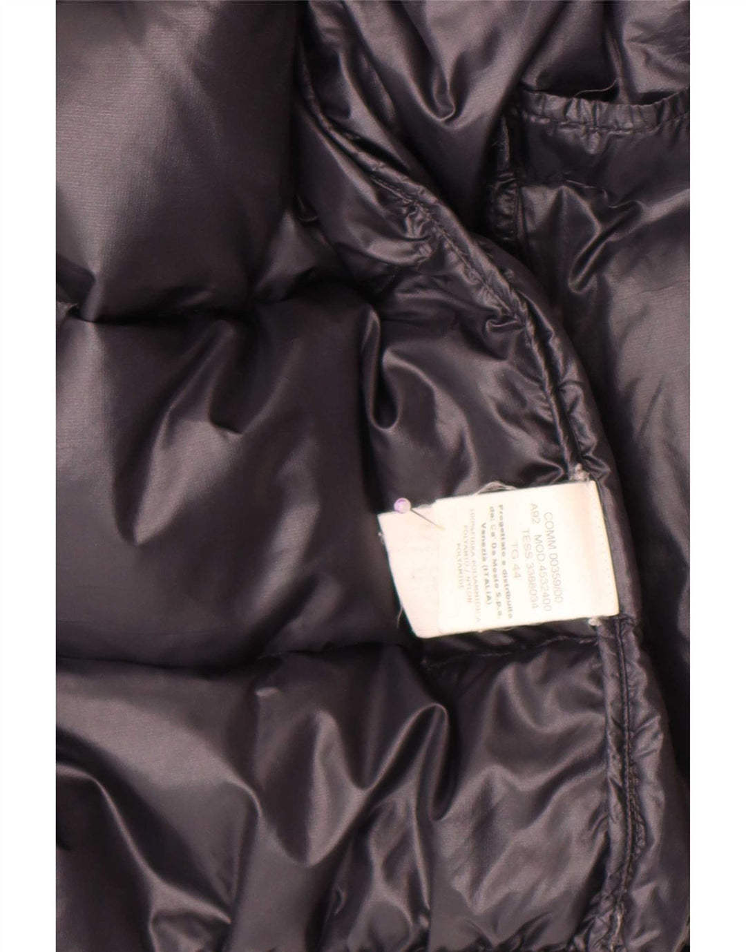 Seventy Wattierte Damenjacke mit Kapuze IT 44 Mittelschwarzes Polyamid
