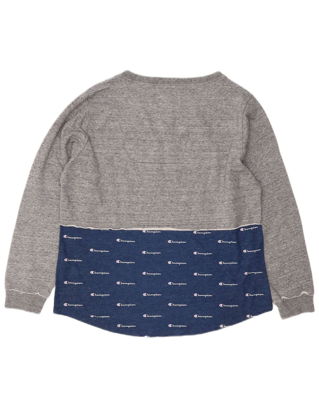 Champion Womens Heritage Sweatshirt Pullover UK 18 XL Grau Farbblock