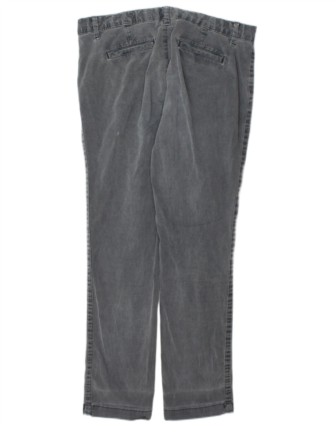 Gap gerade Chino-Hose für Damen, US 8, mittelgroß, W30, L27, graue Baumwolle