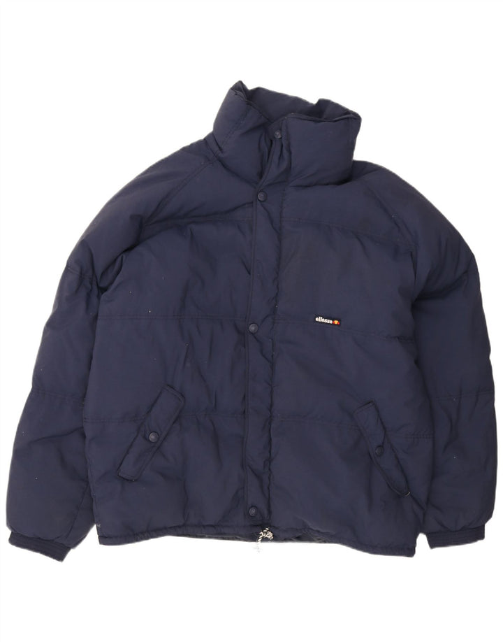 Ellesse Mens Hooded Ski Jacket IT 56 3XL Navy Blue Polyamide