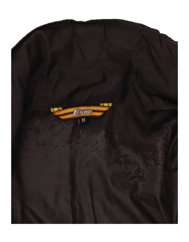 K-Way Herren-Regenjacke mit Kapuze, UK 38, mittelschwarz