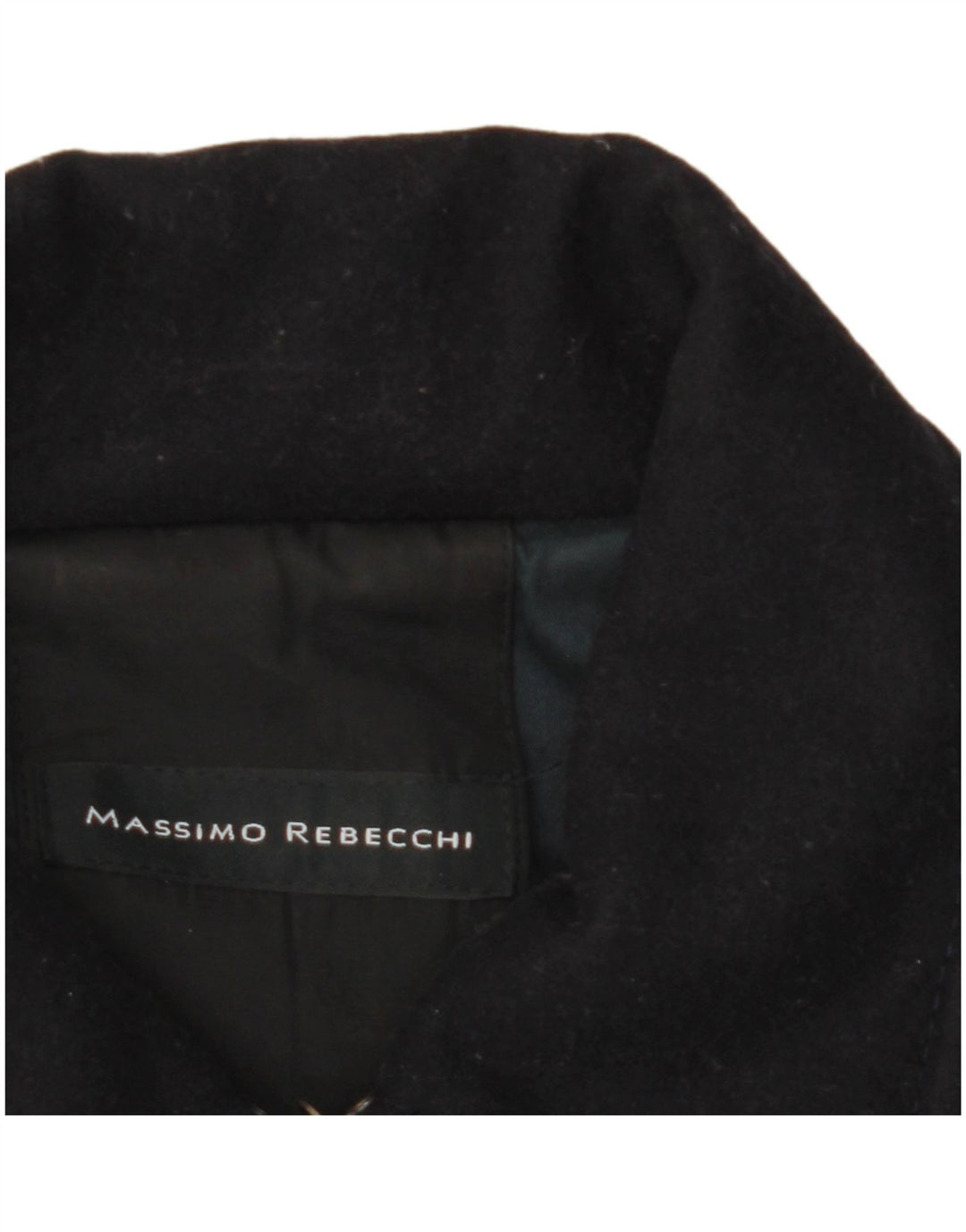 Massimo Rebecchi Damen Pea Coat IT 44 Mittelmarineblaue Wolle