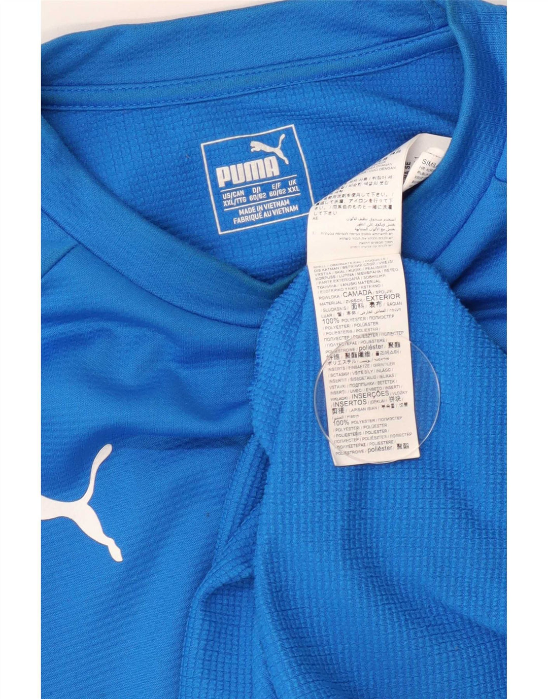 Puma Herren Top Langarm 2XL Blau Polyester