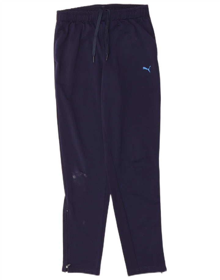 Puma Trainingshose für Jungen, 13–14 Jahre, marineblaues Polyester