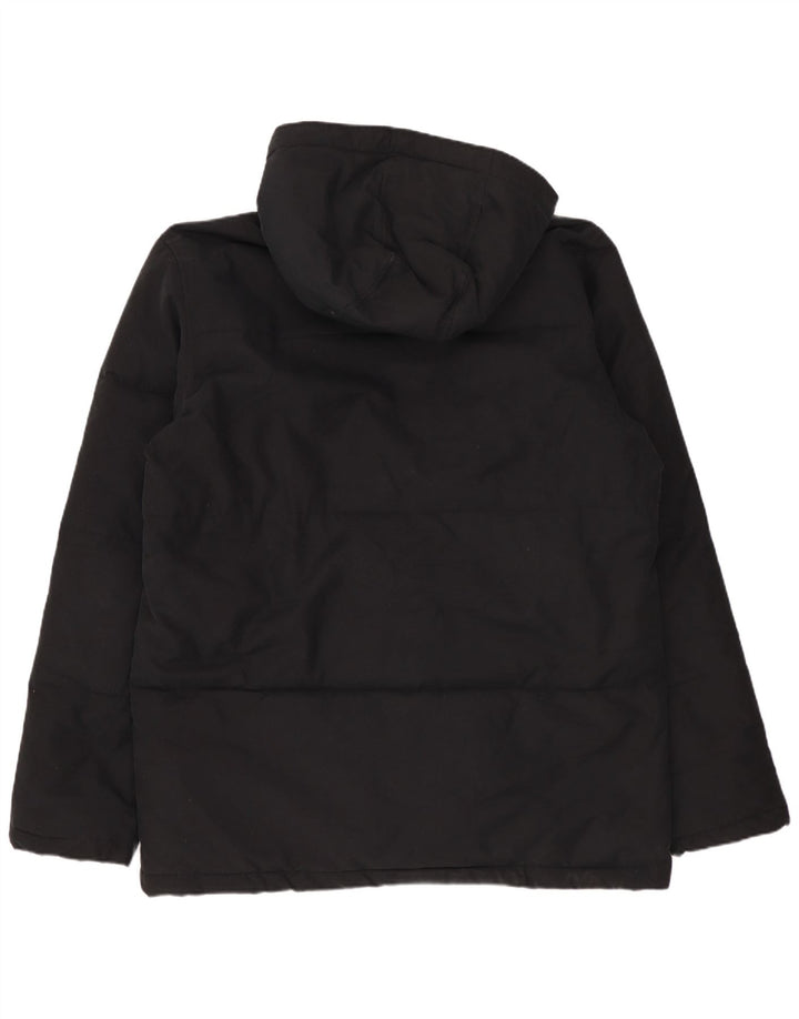 DC Herren-Jacke mit Kapuze, gepolstert, UK 38, mittelschwarz, Baumwolle
