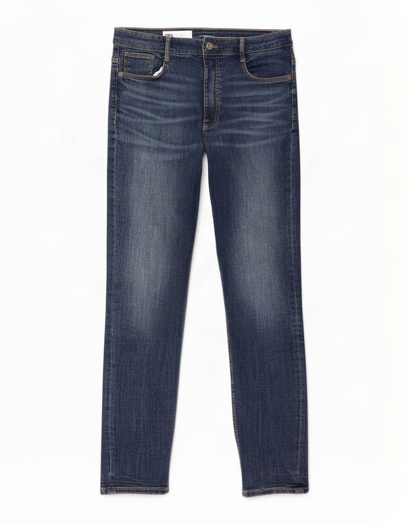 Zara Damen Slim Jeans EU 42 Large W32 L27 Blau