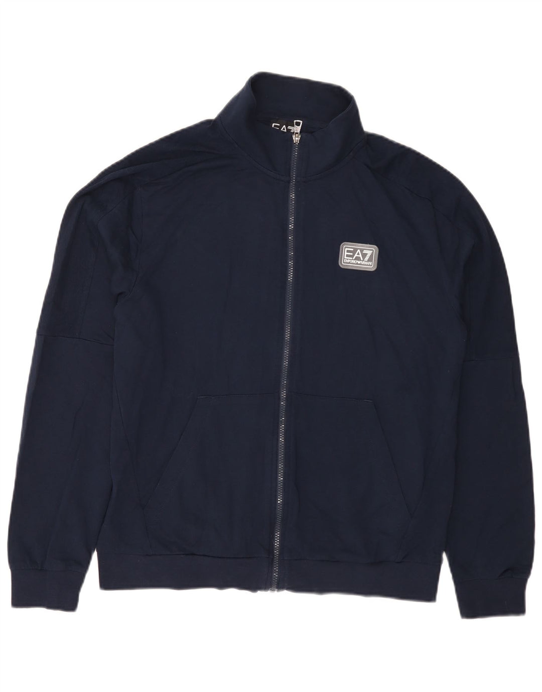 Emporio Armani Herren-Trainingsanzug-Top-Jacke, mittelgroß, Marineblau