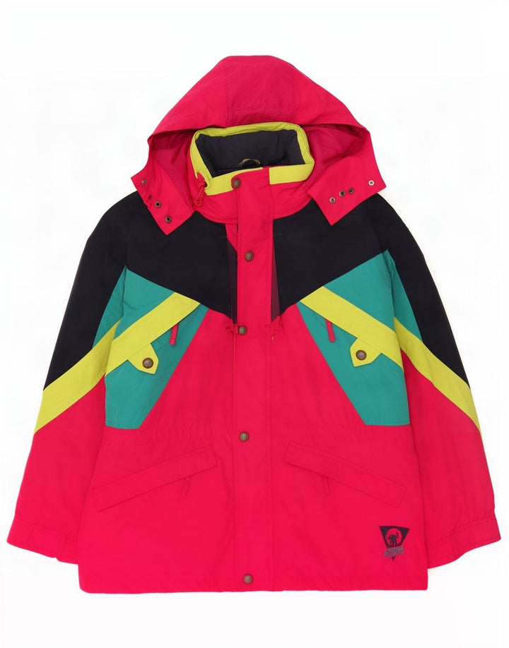 Ciesse Piumini Herren Relaxed Fit Regenjacke IT 50 Mittelrosa Farbblock
