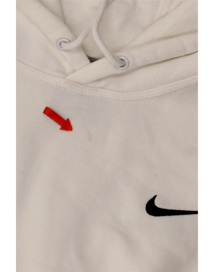 Nike Herren Kapuzenpullover, Größe S, weiße Baumwolle