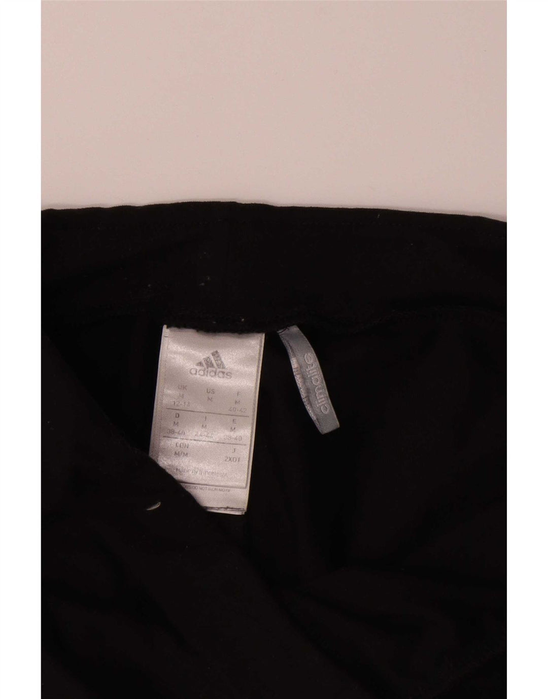 Adidas Damen Climalite Capri Leggings UK 12/14 Medium Schwarz Polyester