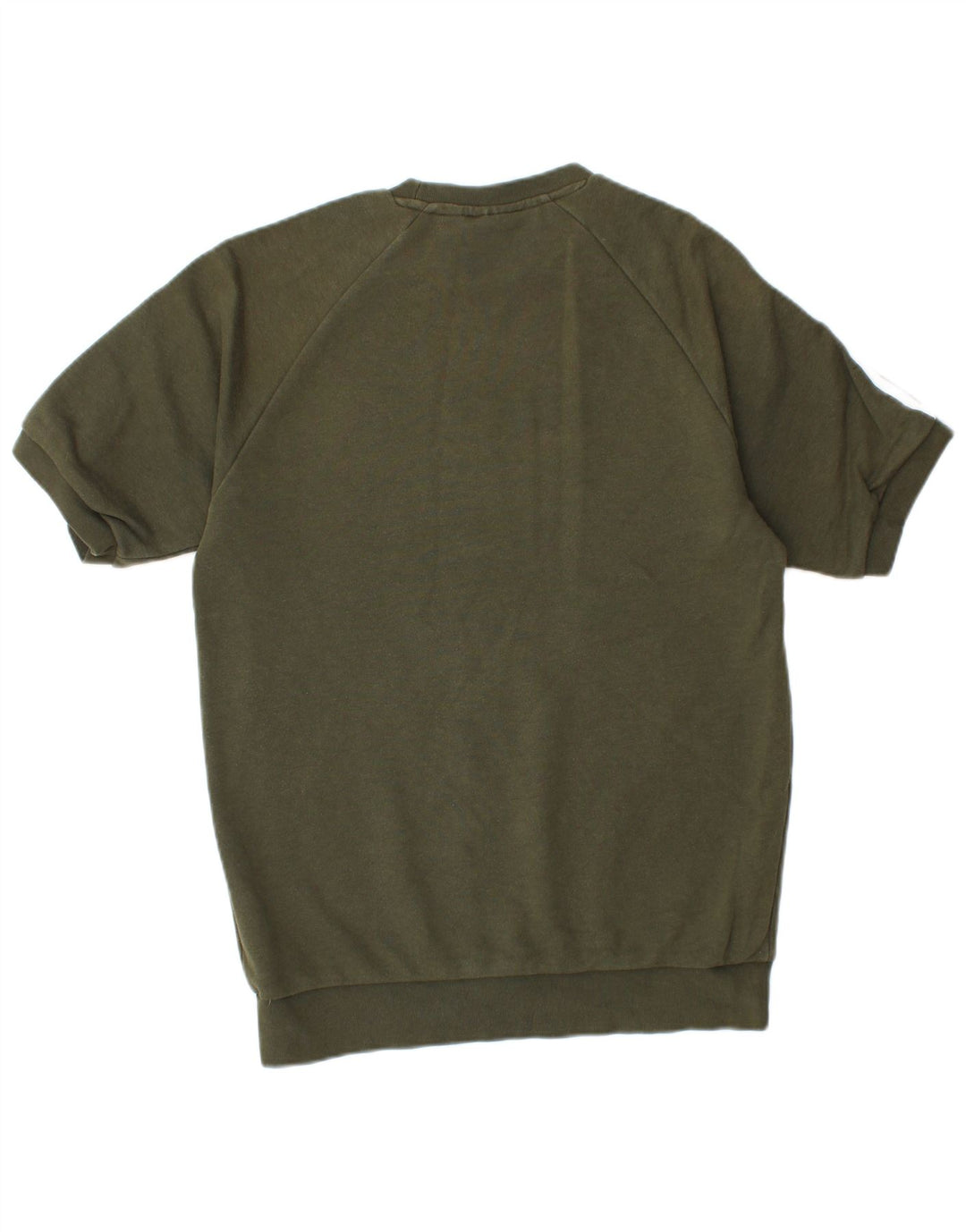 ADIDAS Herren T-Shirt Top Small Khaki Baumwolle