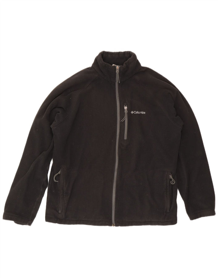 Columbia Herren Fleecejacke UK 40 Large Schwarz Polyester